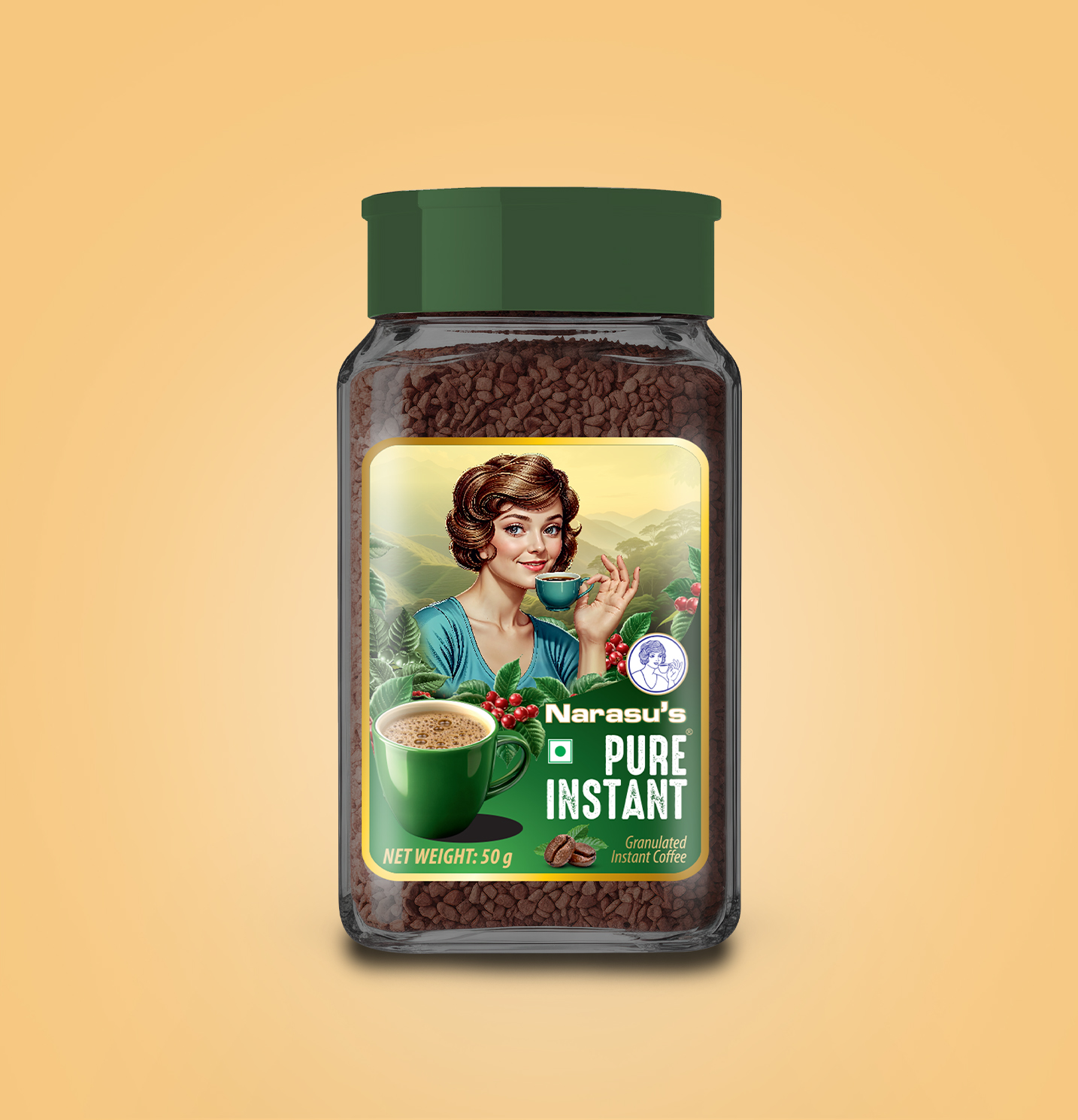 Pure Instant Coffee JAR